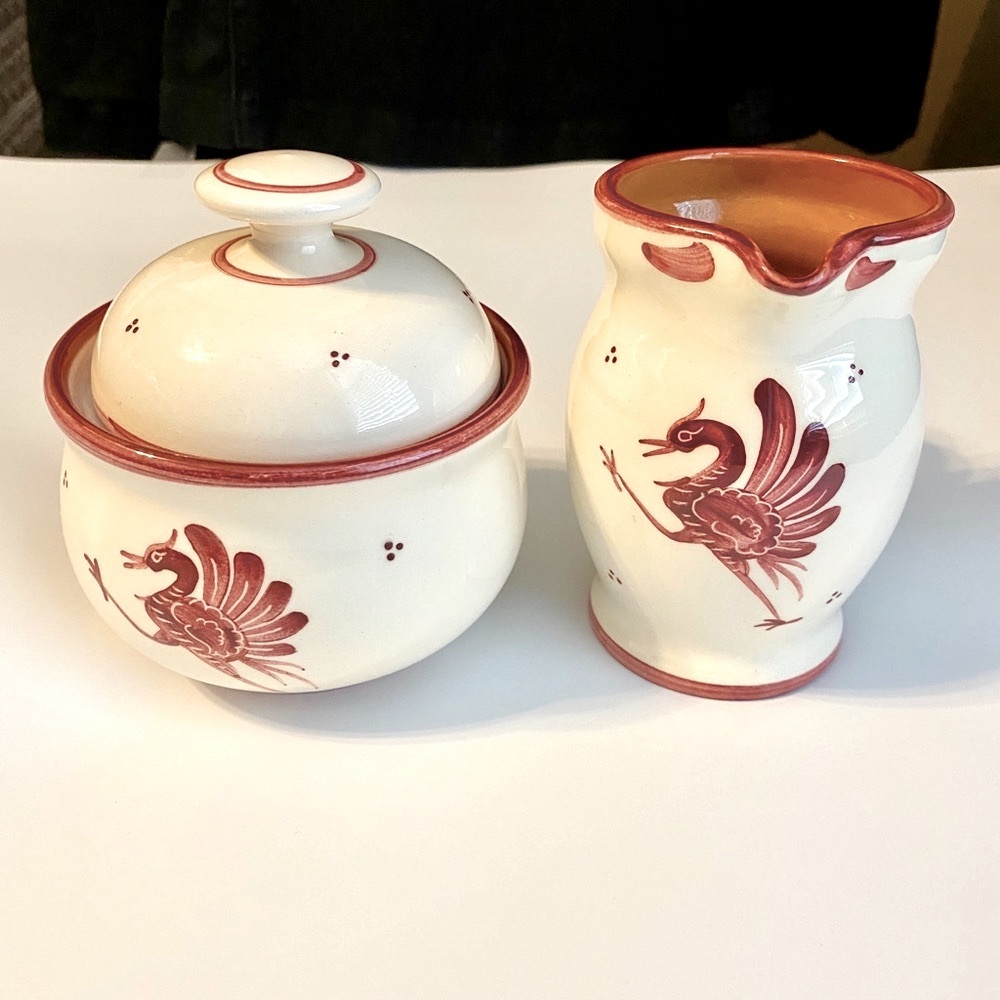 NEW, Bulle  Dubuis milk jug/sugar bowl